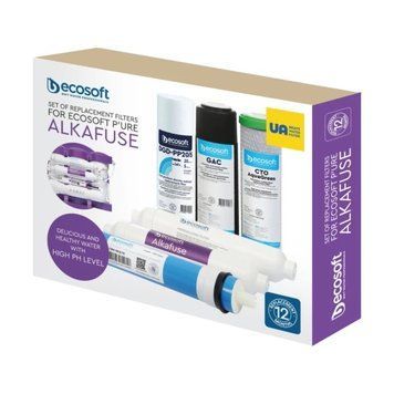 Комплект картриджів Ecosoft P'URE Alkafuse "12 місяців" (CHV6PUREALC) &mdash; фото товару